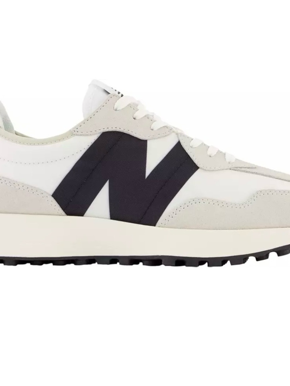 New Balance 327 - White and Black Retro Runner Sneaker